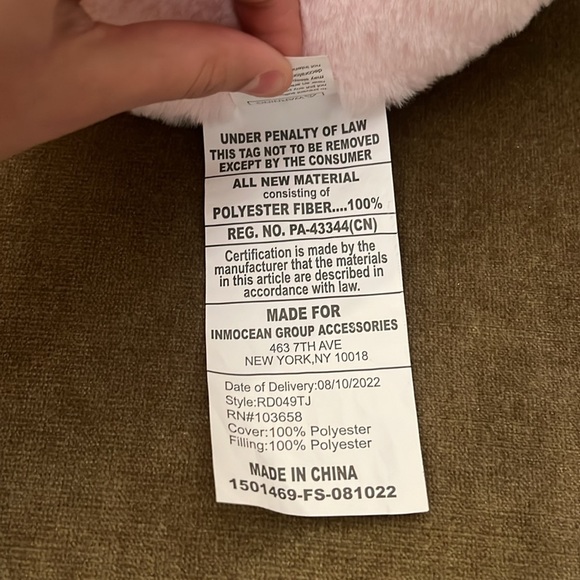 PINK SOFT FUZZY CUTE PILLOW ROUND CAT KITTEN STYLISH PILLOW SOFT PINK GOLDEN - Picture 8 of 10